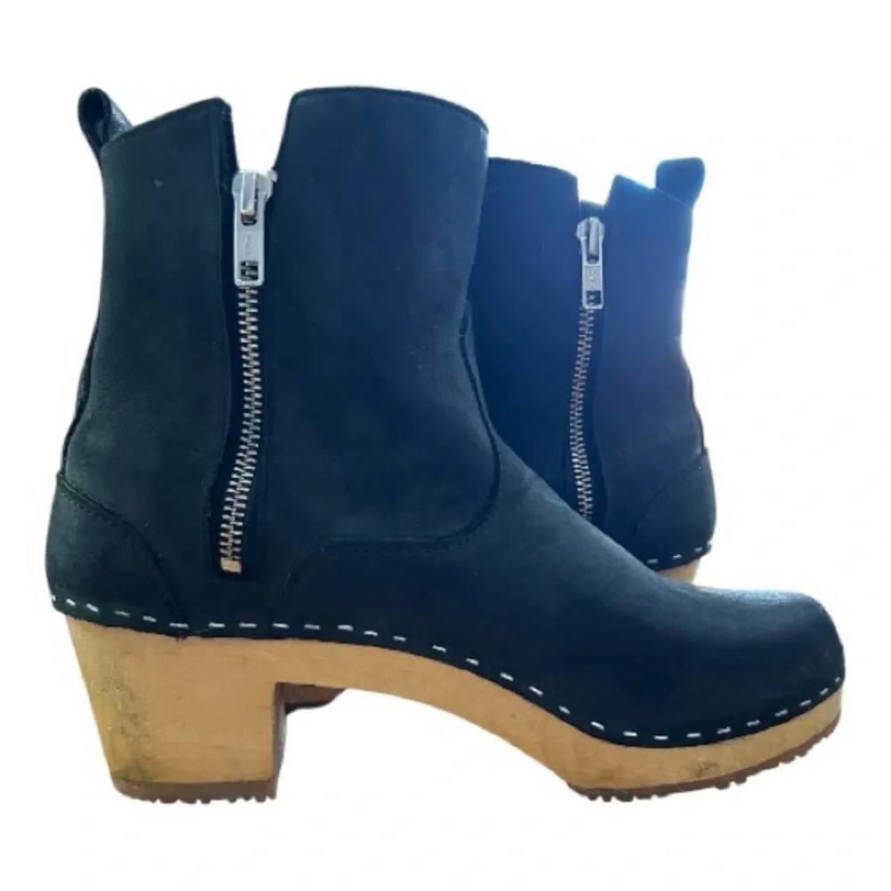 SANDGRENS New‎ York Clog Boots Black Nubuck 41 US 10-10.5 - Picture 4 of 16
